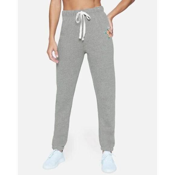 Hurley 3HP05080755 Women's Sz Large Gray Heather May Fleece Jogger Sweatpants - Picture 8 of 8